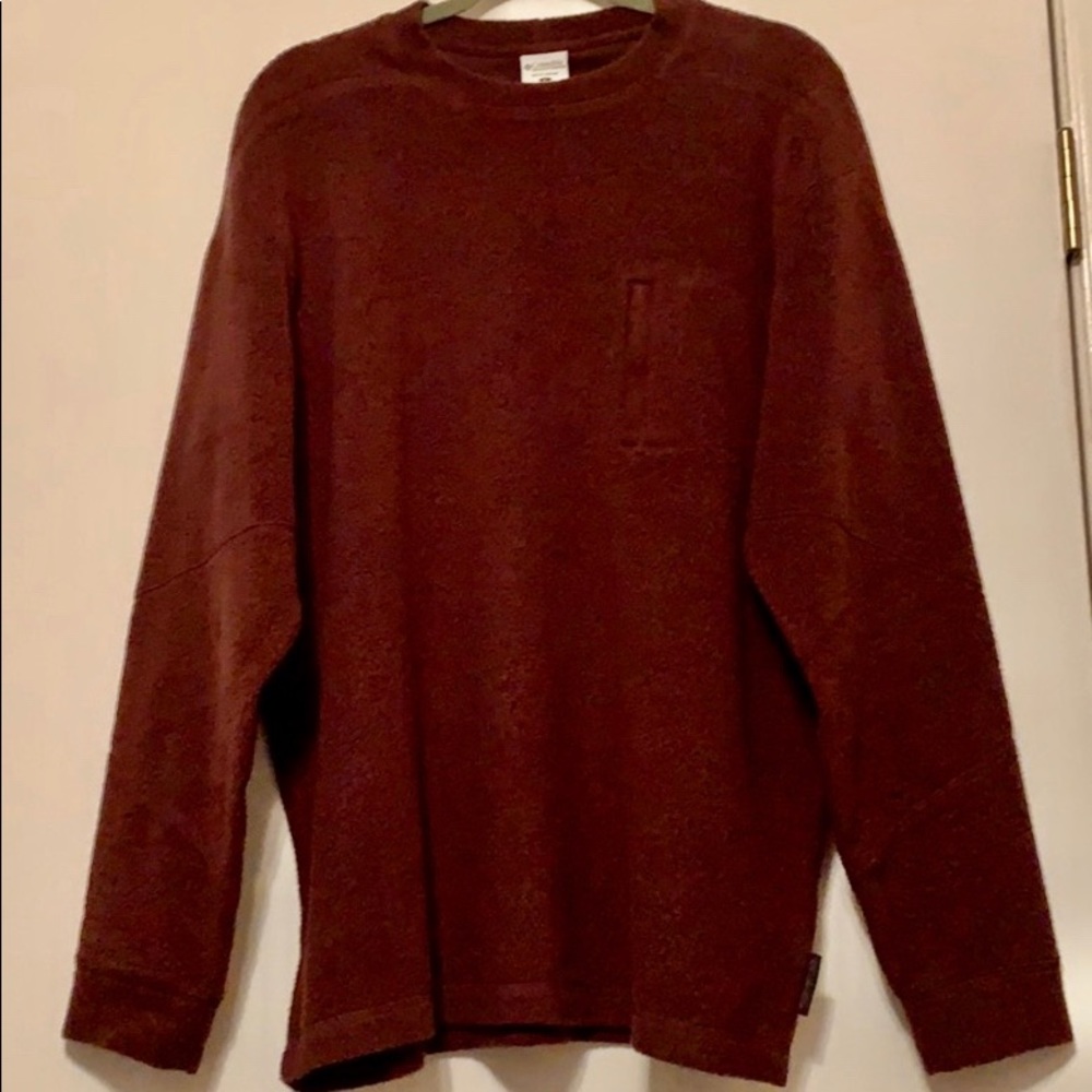 Columbia maroon fleece M0001